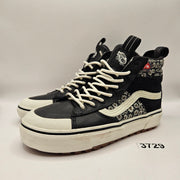 VANS WOMEN'S 6.5 SK8-HI MTE 2 WINTERIZED HIKING OUTDOOR BLK WHT FLORAL NWOB