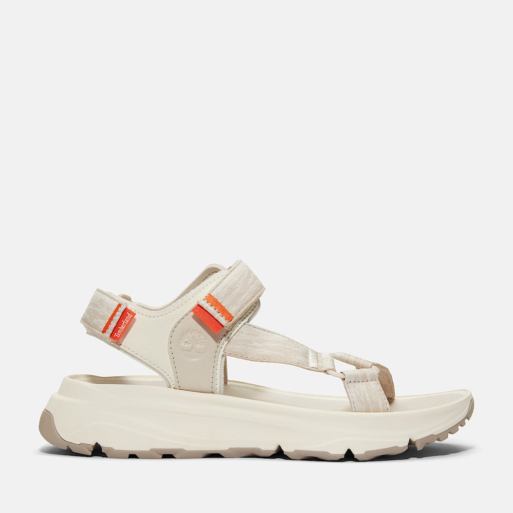 TIMBERLAND WOMEN'S 9.5 MOTION DUNE BACKSTRAP SANDAL WHITE WEBBING NIB
