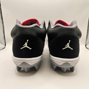 NIKE AIR JORDAN MEN'S 12 STADIUM 90 LOW TD BLK CEMENT FOOTBALL CLEAT HQ0210-060