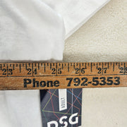DSG MEN'S 2XL PURE WHITE SHORT SLEEVE TEE NWT PRIDE RAINBOW