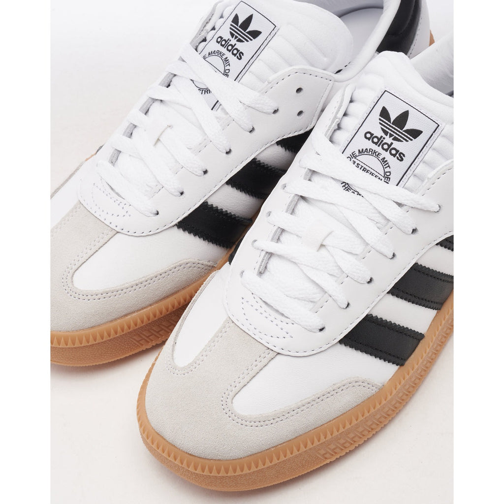 ADIDAS ORIGINALS MEN'S 9 SAMBA XLG SNEAKERS WHITE BLACK GUM IE1377 NIB