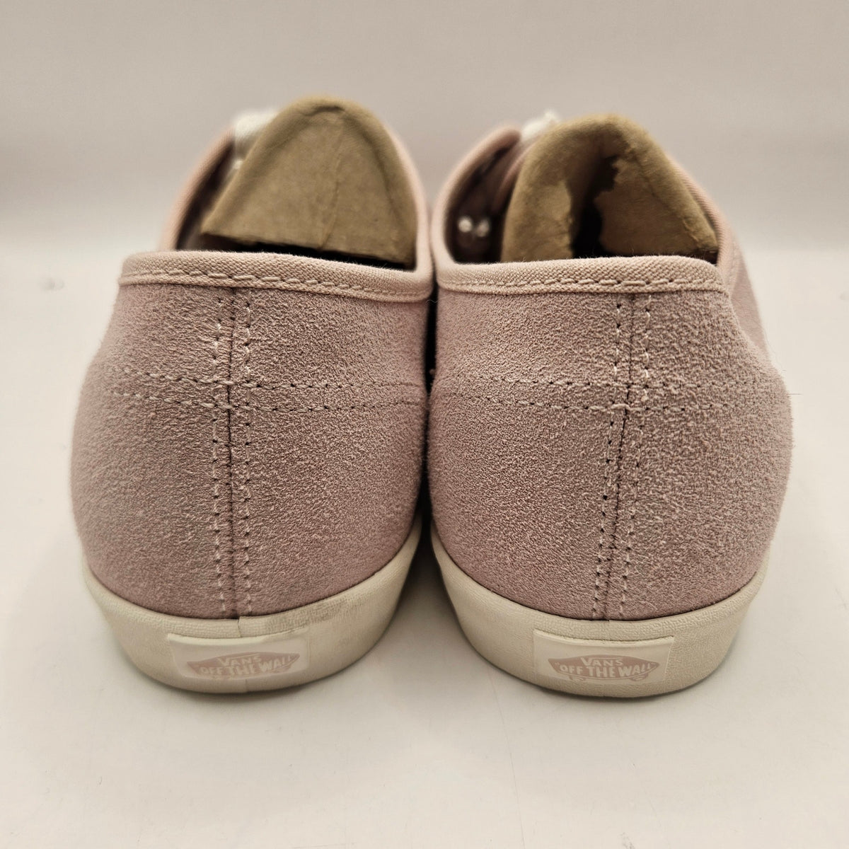 VANS MEN'S 9 AUTHENTIC LOWPRO SUEDE LOW TOP SNEAKER PINK NWOB