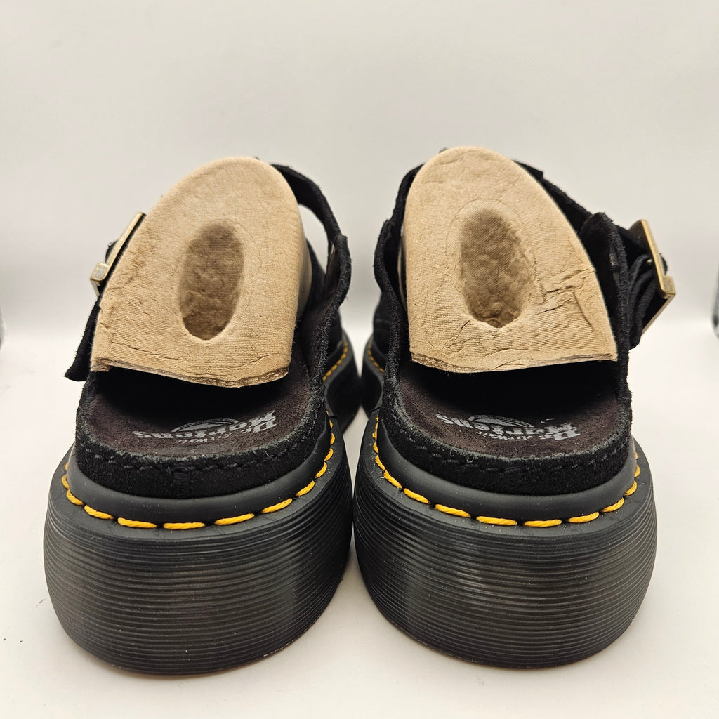 DR MARTENS MEN'S 9 MAXXY SLIDE SUPER SOFT SUEDE AGED BUCKLE NWOB