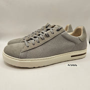 BIRKENSTOCK MEN'S 10 BEND LOW LIGHT GREY TEXTILE LOW TOP SNEAKER MADE IN GERMANY
