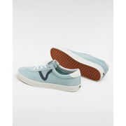 VANS MEN'S 8 SPORT LOW 2-TONE SUEDE GREY MIST NIB LOW TOP SNEAKER