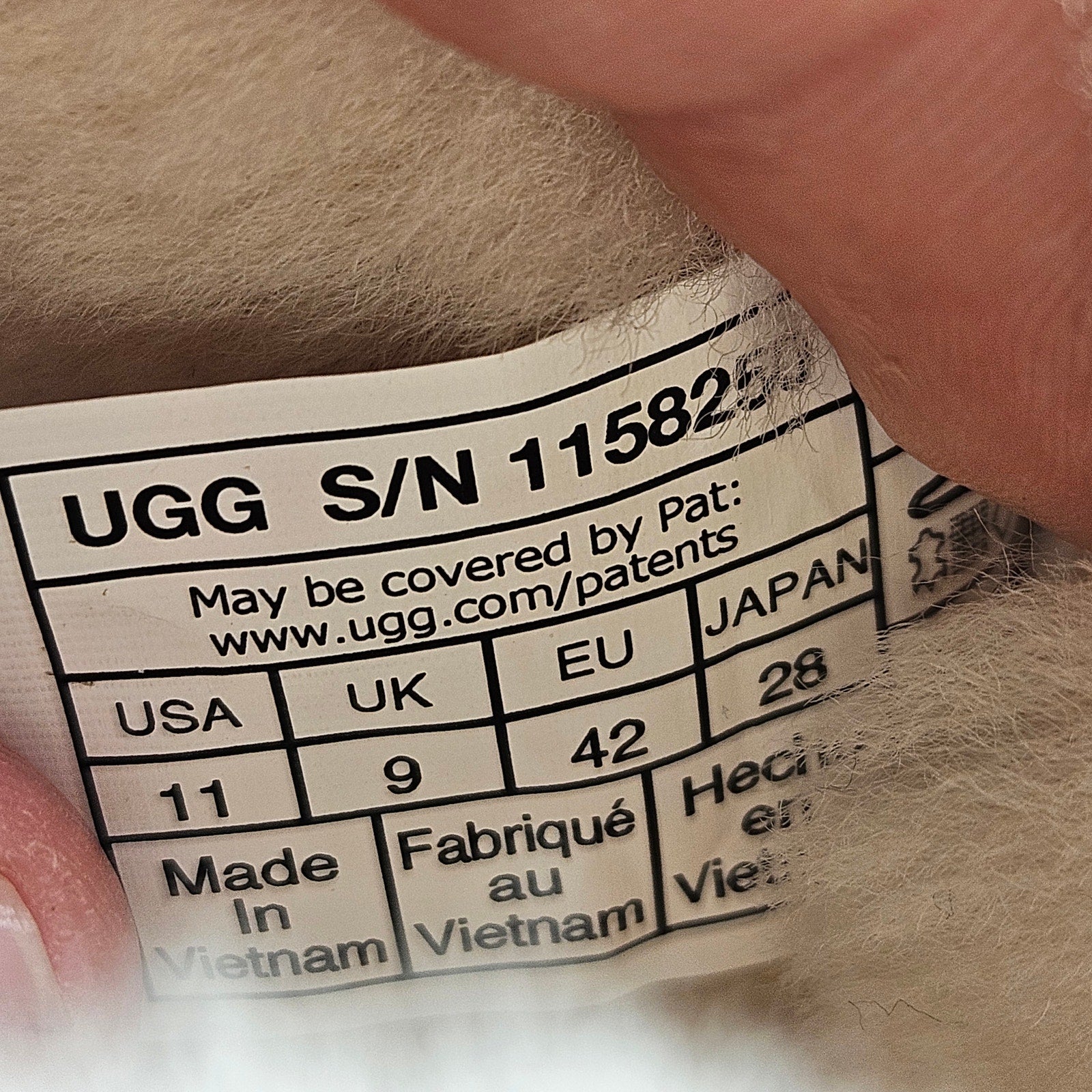 UGG WOMEN'S 11 ANSLEY PARC CHESTNUT SUEDE SLIP ON PLATFORM SLIPPERS NWOB 1158250