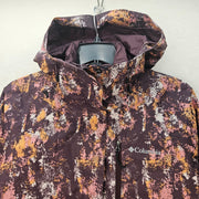 COLUMBIA WOMEN'S S 3 IN 1 INTERCHANGE WHIRLBIRD V PRINTED JACKET OMNI HEAT NWT