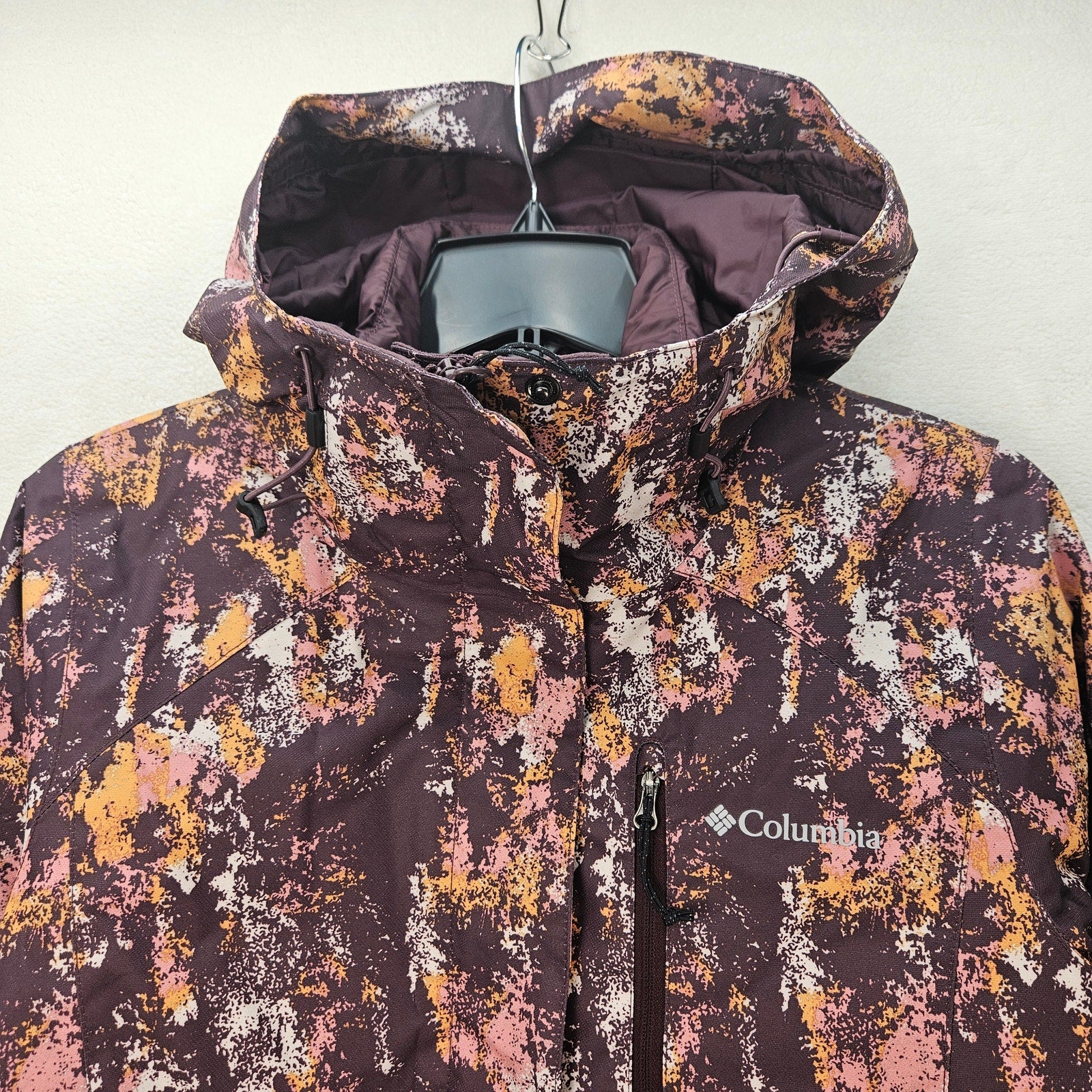COLUMBIA WOMEN'S S 3 IN 1 INTERCHANGE WHIRLBIRD V PRINTED JACKET OMNI HEAT NWT