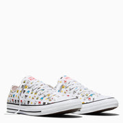 CONVERSE X SANRIO HELLOW KITTY MEN'S 10.5 CTAS CHARACTER ALL OVER PRINT NIB