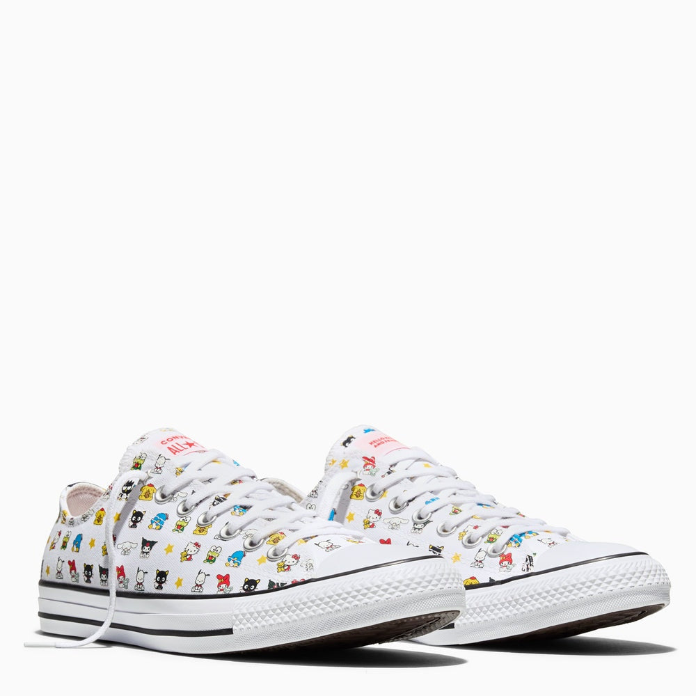 CONVERSE X SANRIO HELLOW KITTY MEN'S 10.5 CTAS CHARACTER ALL OVER PRINT NIB