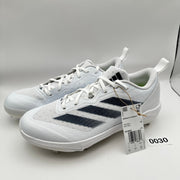 Adidas Womens sz 8.5 Softball Shoes Adizero Instinct IH3468 White/Blue