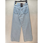 LEVI'S WOMEN'S 24X31 PREMIUM LINEN XL STRAIGHT LIGHT WASH JEANS A87010008