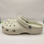 CROCS M9 W11 CLASSIC CLOG WHITE BONE UNISEX COMFORT CASUAL SHOES NWT