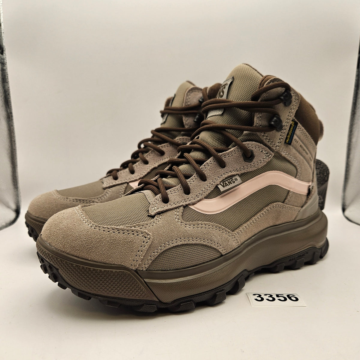 VANS MEN'S 8 ULTRARANGE EXO MTE-1 GRAY BROWN WATERPROOF HIKING TRAIL SHOES NWOB