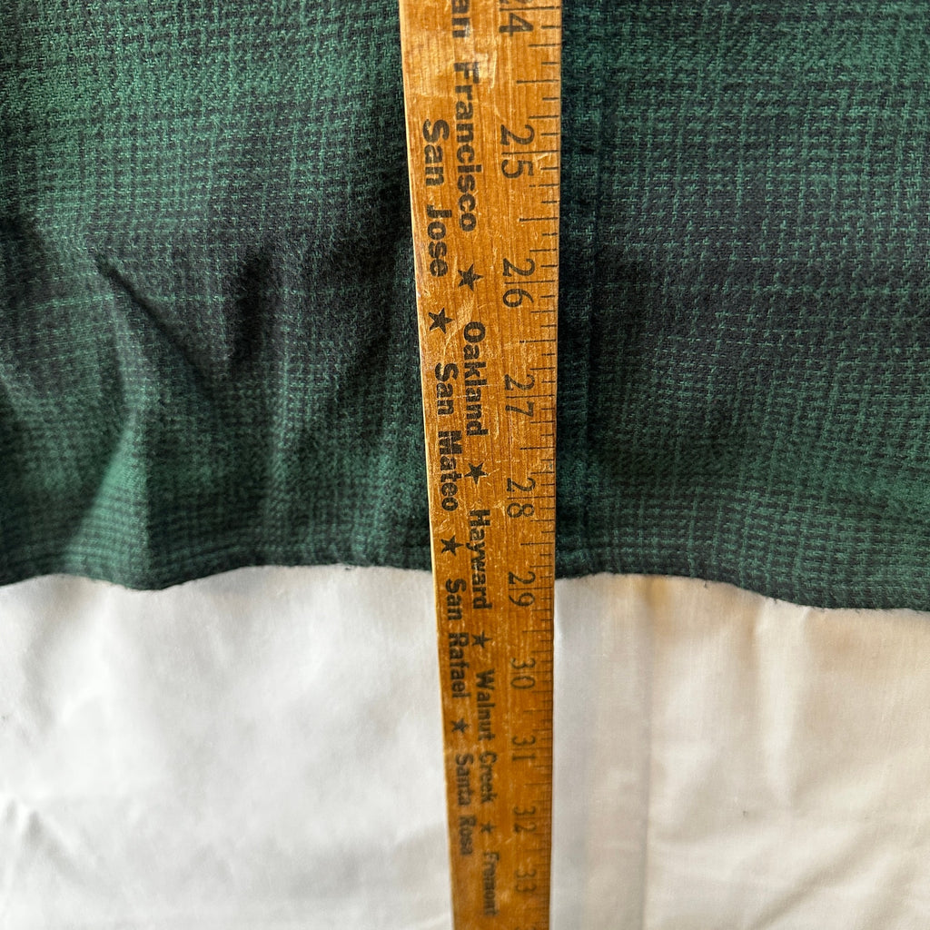 Levi's Mens Relax Fit Pine Green Plaid Shirt Size Medium
