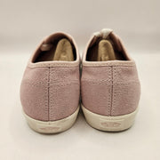 VANS WOMEN'S 8 AUTHENTIC LX 44 RARE HAIRY SUEDE LIGHT ROSE PINK SKATE SHOES NWOB