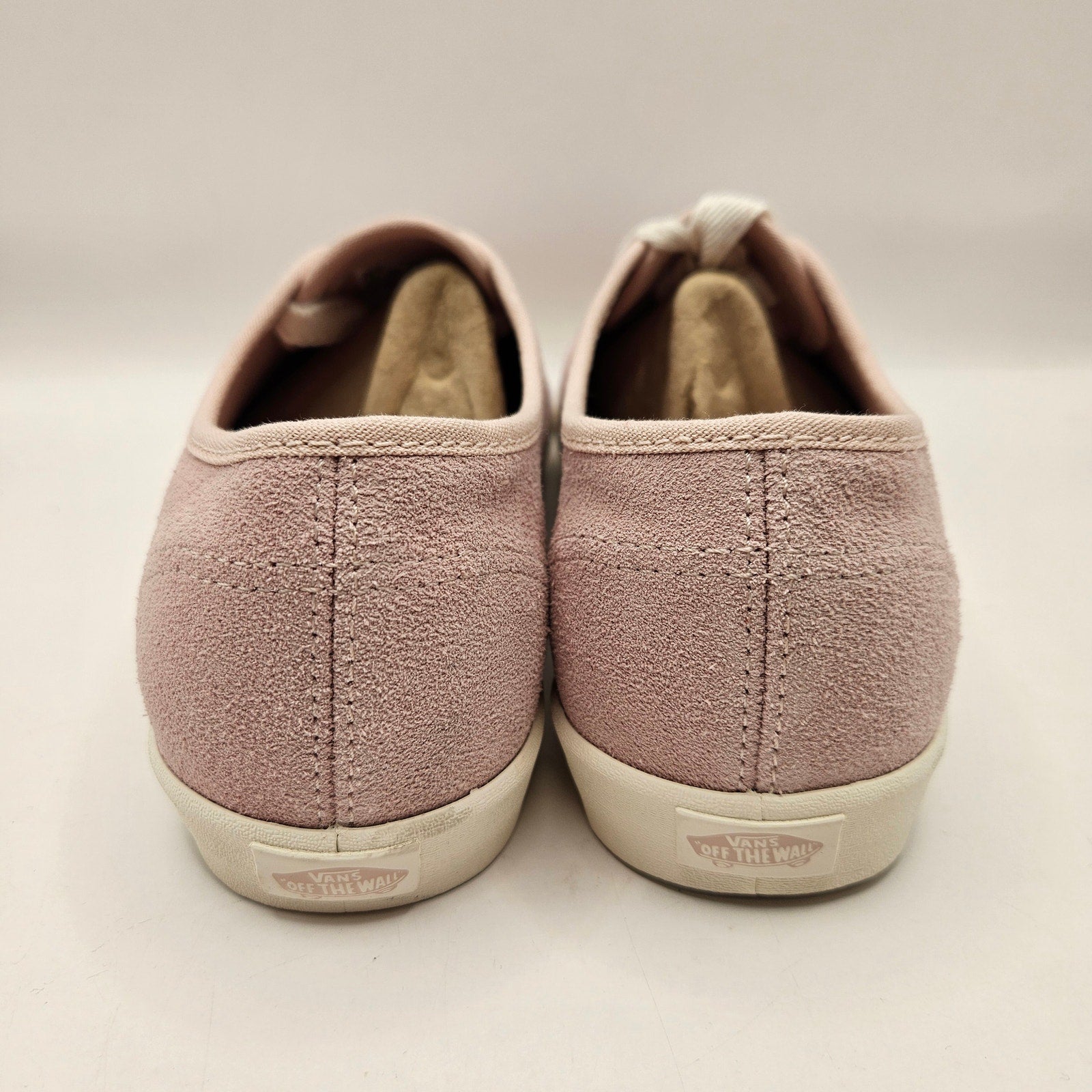 VANS WOMEN'S 8 AUTHENTIC LX 44 RARE HAIRY SUEDE LIGHT ROSE PINK SKATE SHOES NWOB