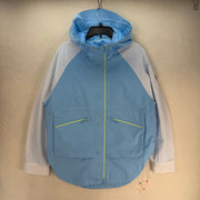 FREE PEOPLE XSMALL SINGIN IN THE RAIN PACKABLE RAIN JACKET OUTDOOR BLUE