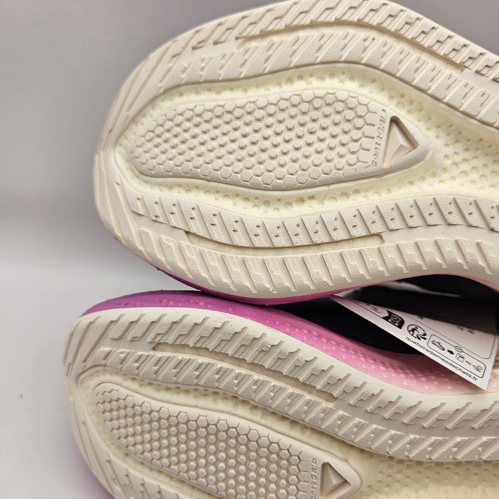 SALOMON WOMEN'S 6 AERO GLIDE 3 W GREY PINK VANILLA ICE RUNNING SHOES NWOB