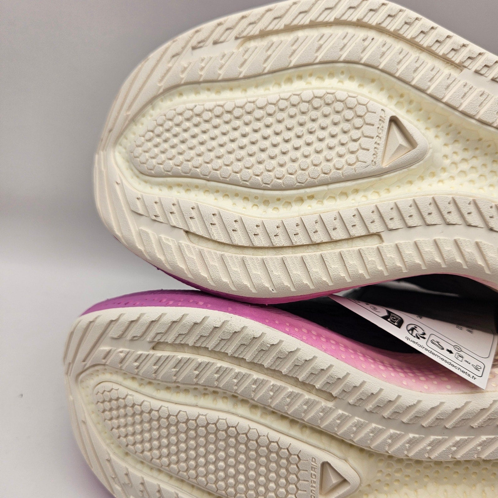 SALOMON WOMEN'S 6 AERO GLIDE 3 W GREY PINK VANILLA ICE RUNNING SHOES NWOB