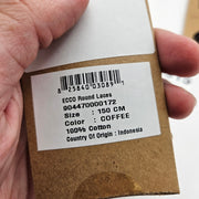 LOT OF 2 - ECCO PREMIUM LACES 150CM OFF COFFEE ROUND  1X2 PAIR