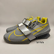 NIKE MEN'S 5.5 ROMALEOS 4 WOLF GREY LIGHTENING WEIGHTLIFTING GYM SHOES CD3463-002