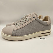 BIRKENSTOCK MEN'S 10 BEND LOW LIGHT GREY TEXTILE LOW TOP SNEAKER MADE IN GERMANY