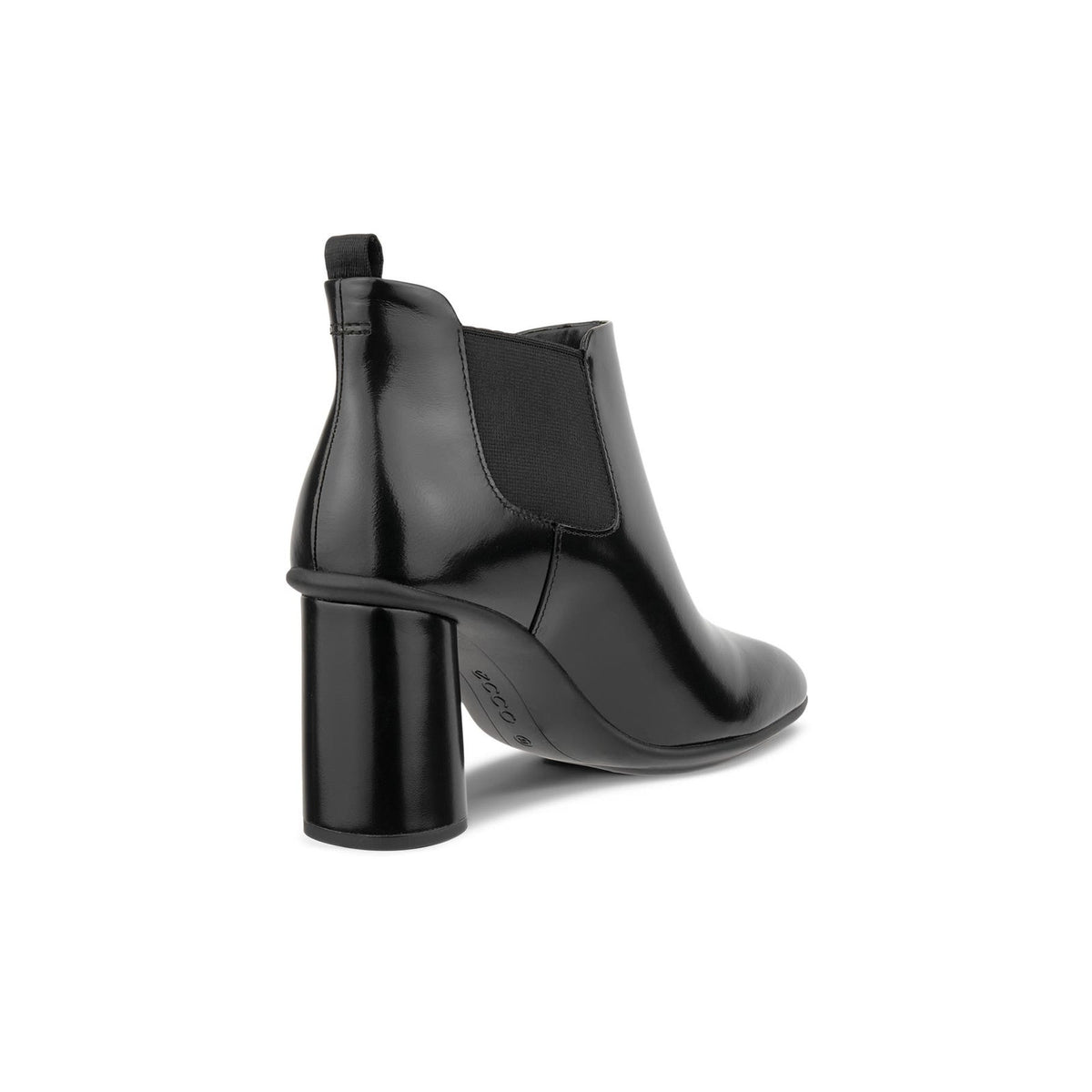 ECCO WOMEN'S 41 SCULPTED ALBA BLOCK 65 CHELSEA SHINE BLACK NIB 23482301001