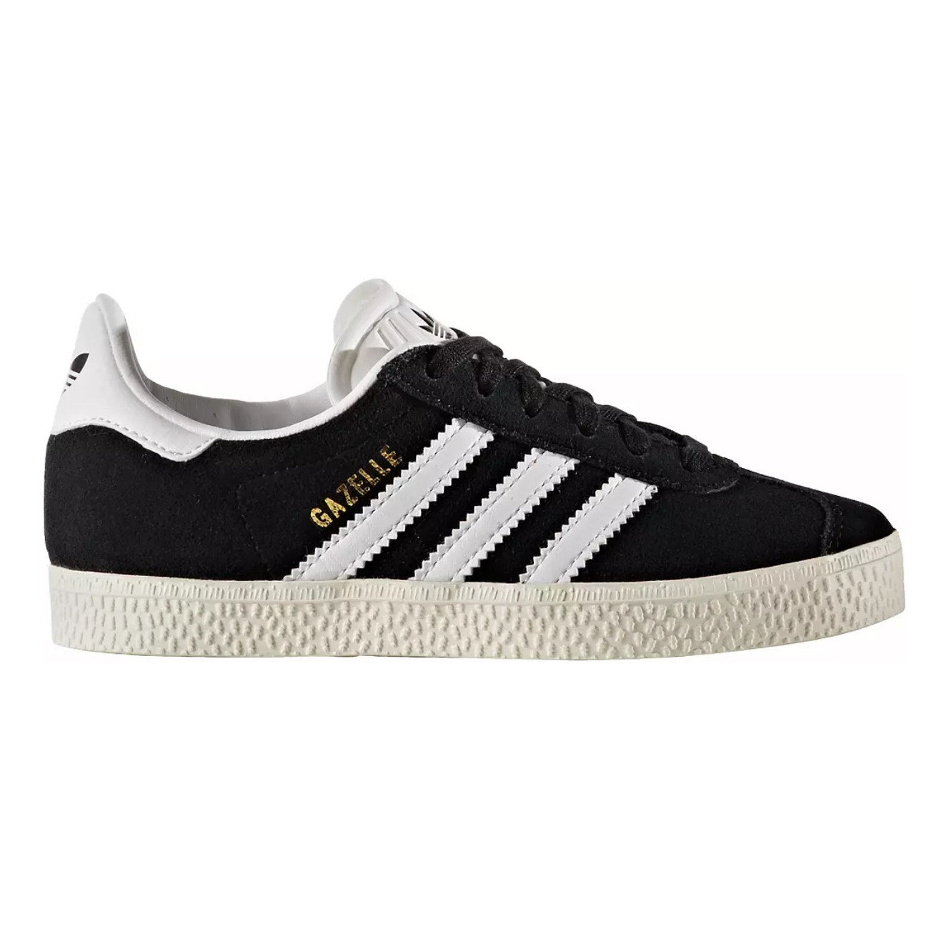 ADIDAS Original Kids' 5.5 CORE BLACK Gazelle Suede Black/White BB2502 NIB