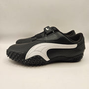 PUMA WOMEN'S 7 MOSTRO PERFORATED BLACK WHITE LEATHER SHOES 400992-02