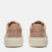 TIMBERLAND WOMEN'S 9 LAUREL COURT LOW LACE SNEAKER LIGHT BEIGE CANVAS NIB