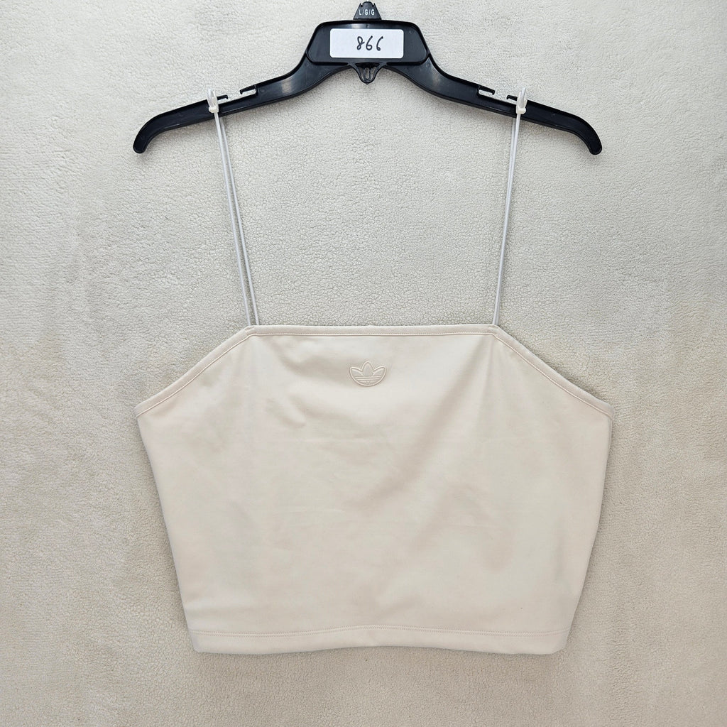 ADIDAS ORIGINALS WOMEN'S XL ELASTIC TOP CHALK WHITE NWT