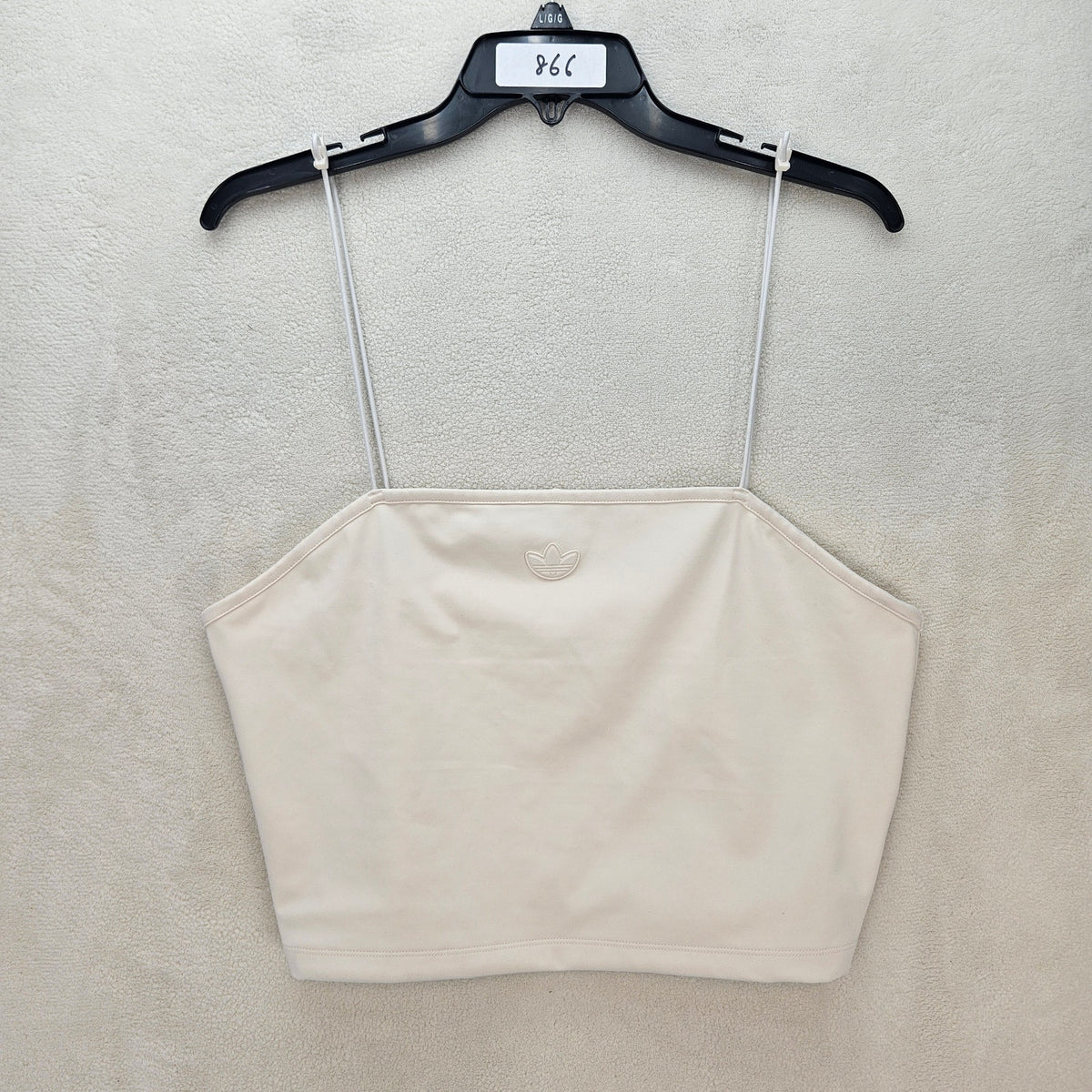 ADIDAS ORIGINALS WOMEN'S XL ELASTIC TOP CHALK WHITE NWT