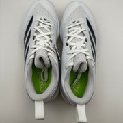 Adidas Womens 7.5 Softball Shoes Adizero Instinct IH3468 White/Blue
