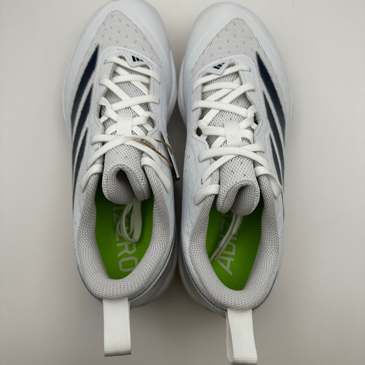 Adidas Womens 7.5 Softball Shoes Adizero Instinct IH3468 White/Blue