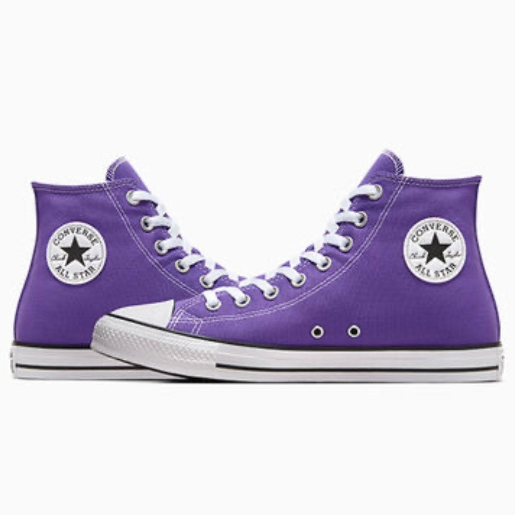 CONVERSE CHUCK TAYLOR ALLSTAR HI MEN'S 10 WOMEN'S 12 PURPLE
