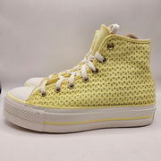 CONVERSE WOMEN'S 8.5 CHUCK TAYLOR ALL STAR LIFT HI PLATFORM LEMON SLUSHY A14967C