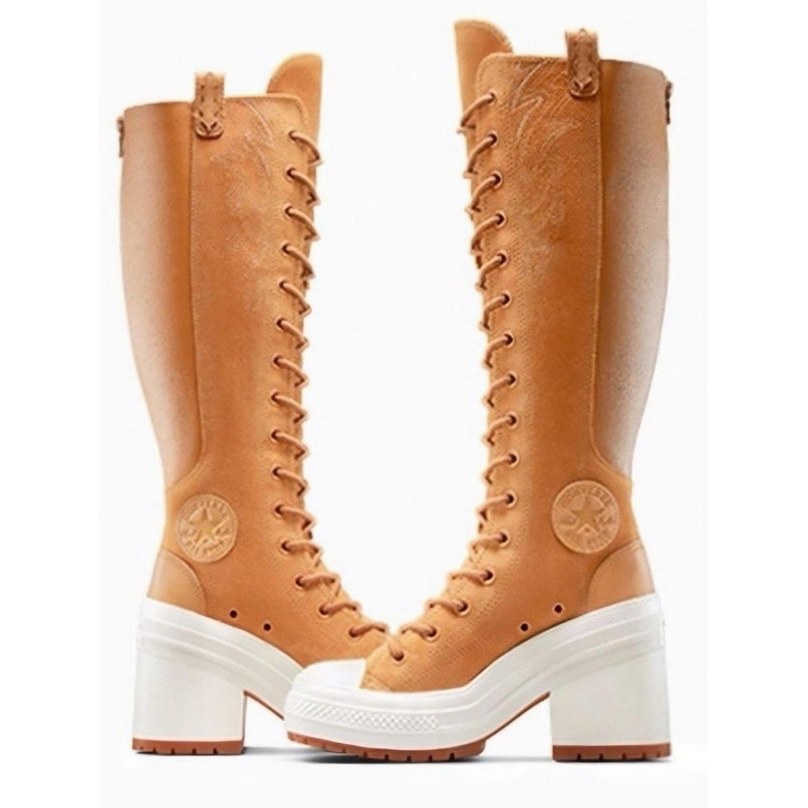 CONVERSE WOMEN'S 6.5 CHUCK 70 DE LUXE HEEL XX PLATFORM HIGH WESTERN A 15660C NWOB