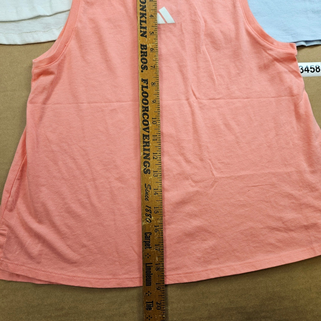 LOT OF 3 - UA ADIDAS GIRLS LARGE ATHLETIC APPAREL TSHIRT TANK MIXED LOT NWT