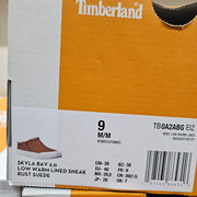 TIMBERLAND WOMEN'S 9 SKYLA BAY 2.0 LOW WARM LINED SNEAK RUST SUEDE NIB