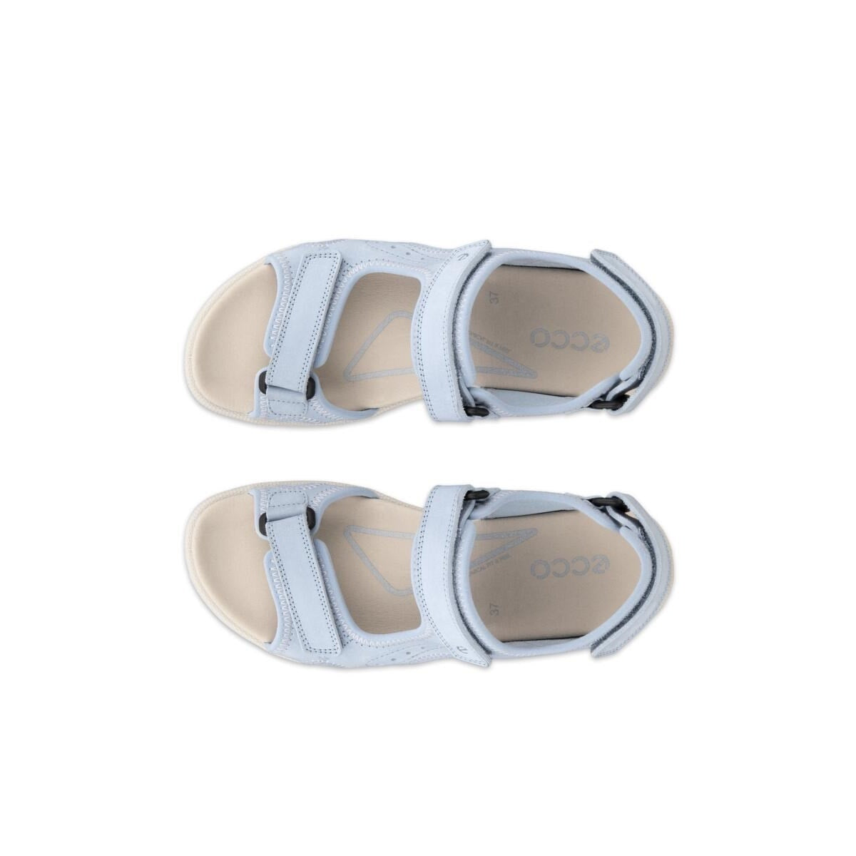ECCO WOMEN'S 41 ONROADS 3 STRAPS SANDAL DUSTY BLUE NIB NO LID 69004302434