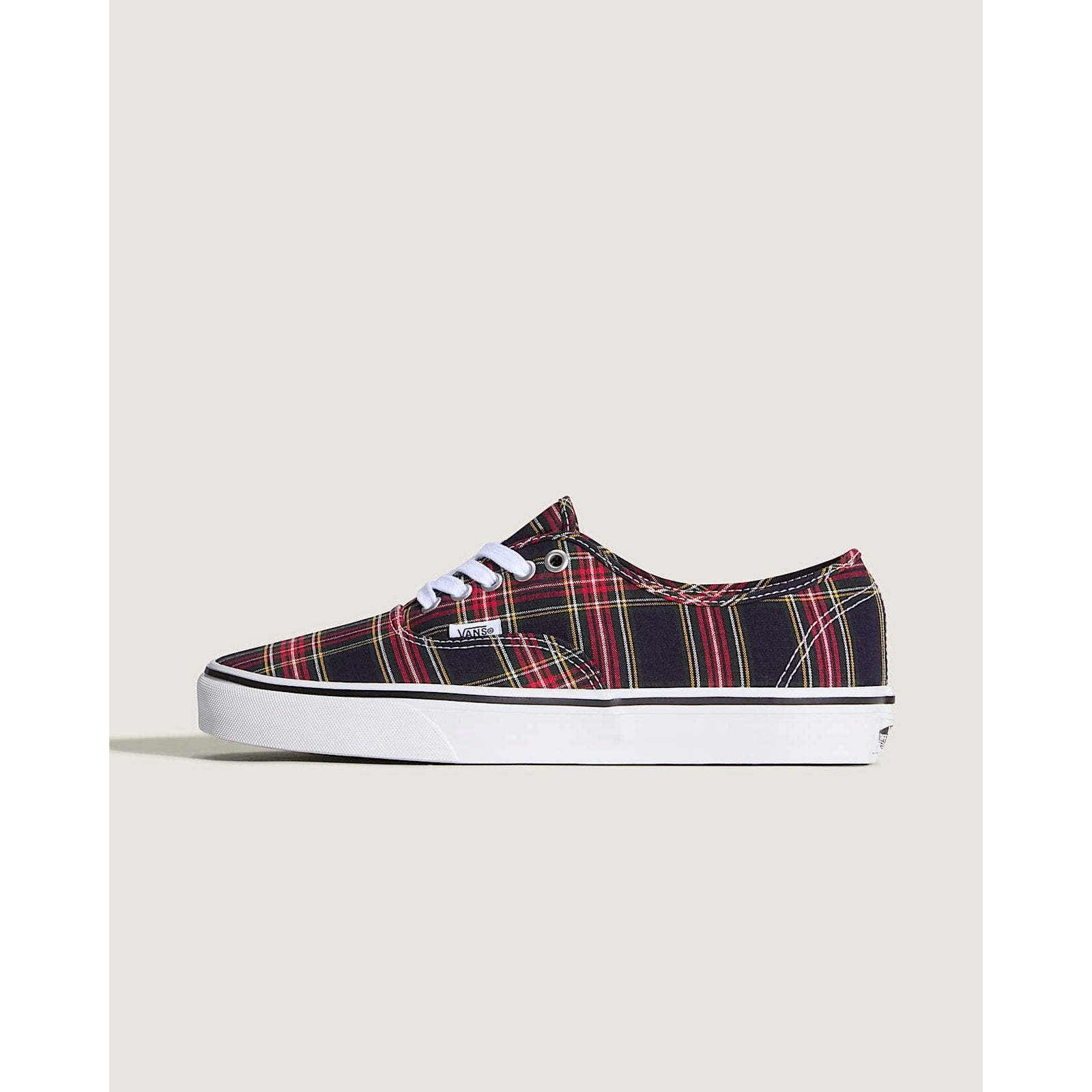 VANS WOMEN'S 6.5 AUTHENTIC LOW TOP SNEAKER PLAID NAVY NIB VN000EGABX9