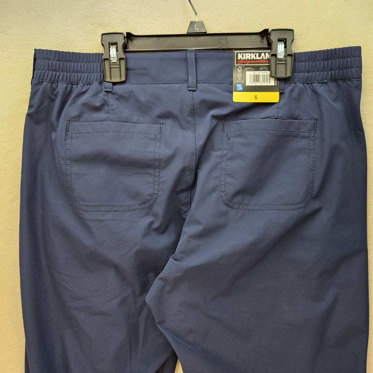 KIRKLAND WOMEN'S 6 SIGNATURE TRAVEL PANT BLACK 7789780