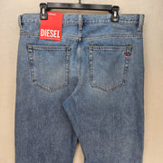 DIESEL MEN'S 36X32 D-VIKER L32 JEANS LIGHT WASH STRAIGHT LEG DENIM PANTS NWT