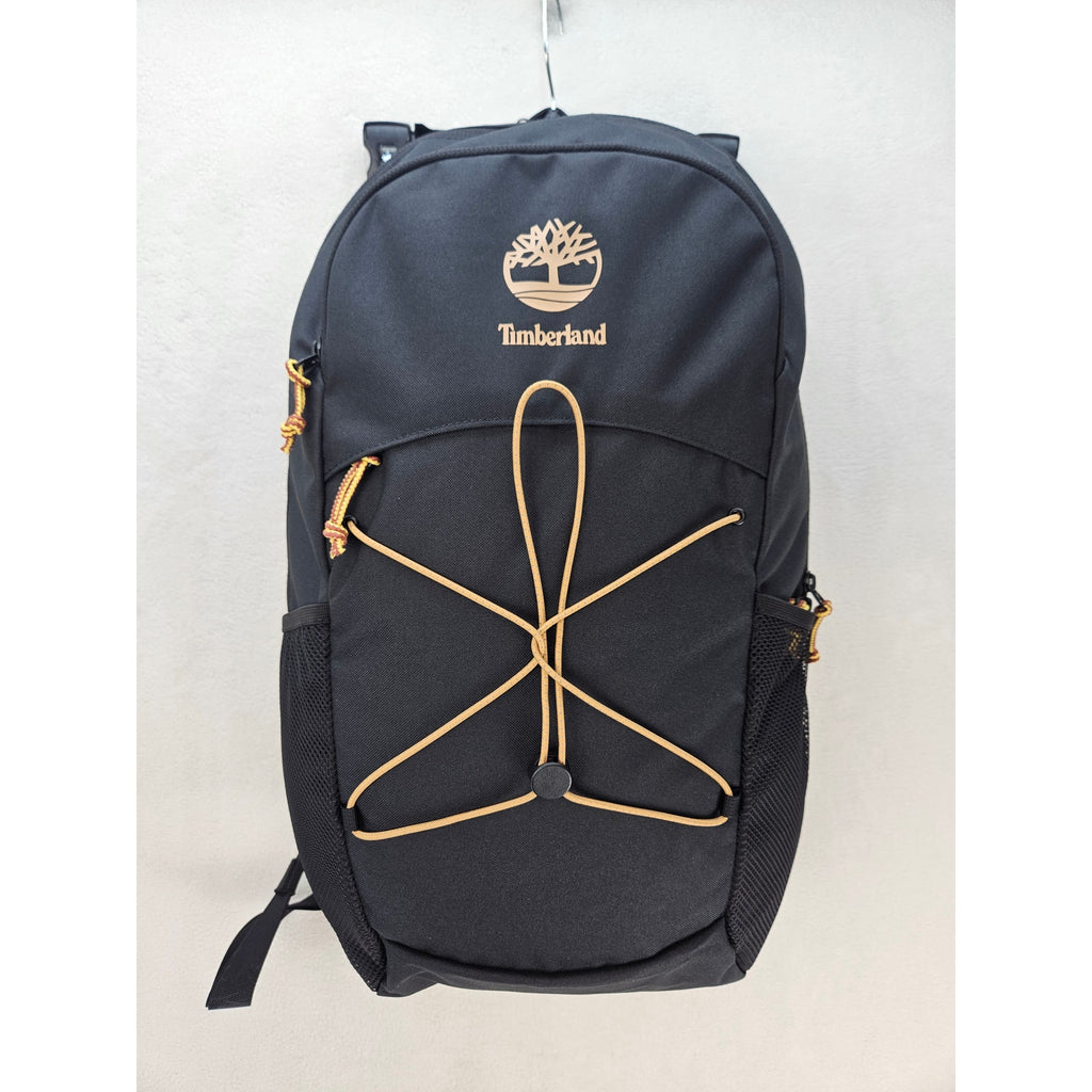 TIMBERLAND BACK TO SCHOOL BACK PACK BLACK WHEAT STRINGS 15IN LAPTOP COMPARTMENT
