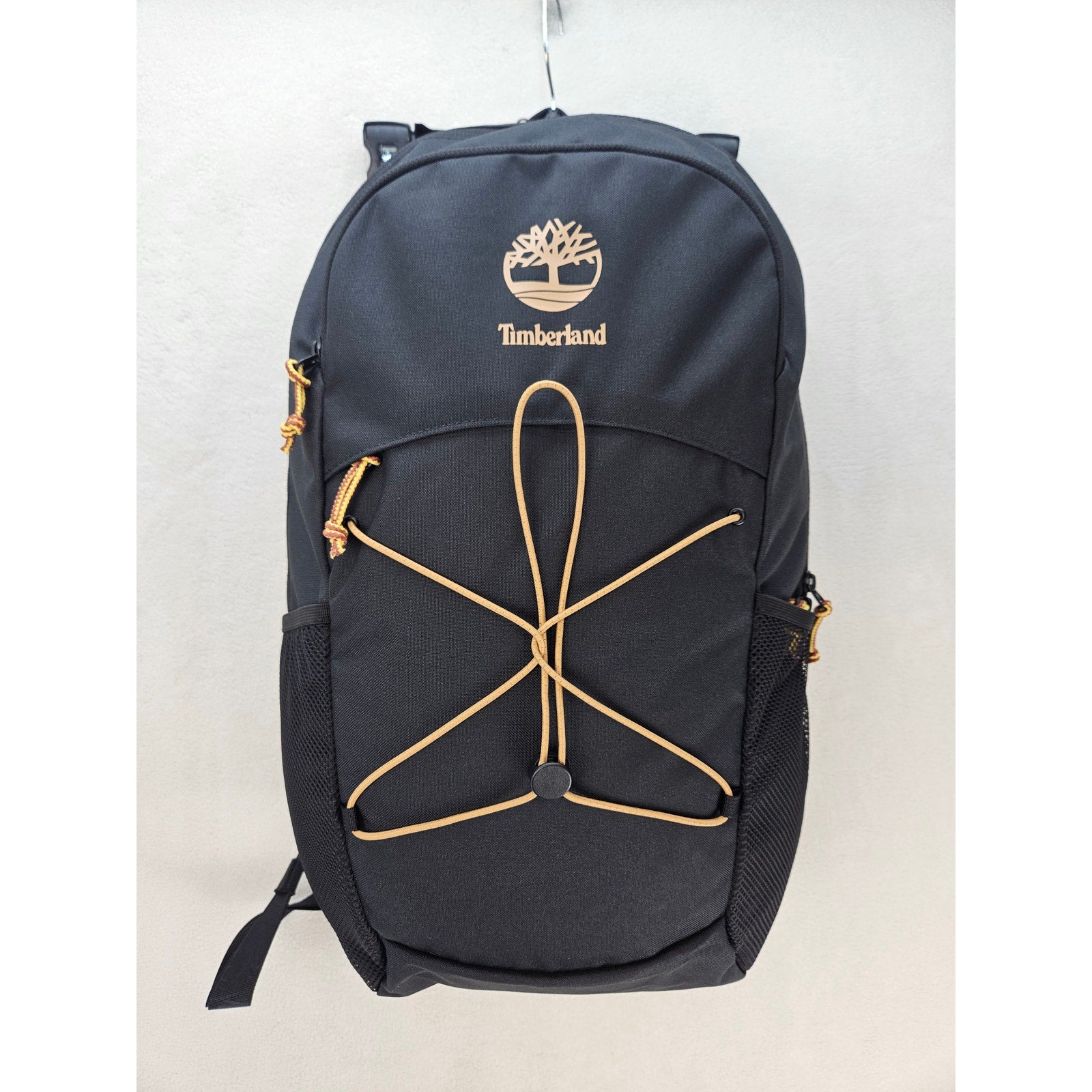 TIMBERLAND BACK TO SCHOOL BACK PACK BLACK WHEAT STRINGS 15IN LAPTOP COMPARTMENT