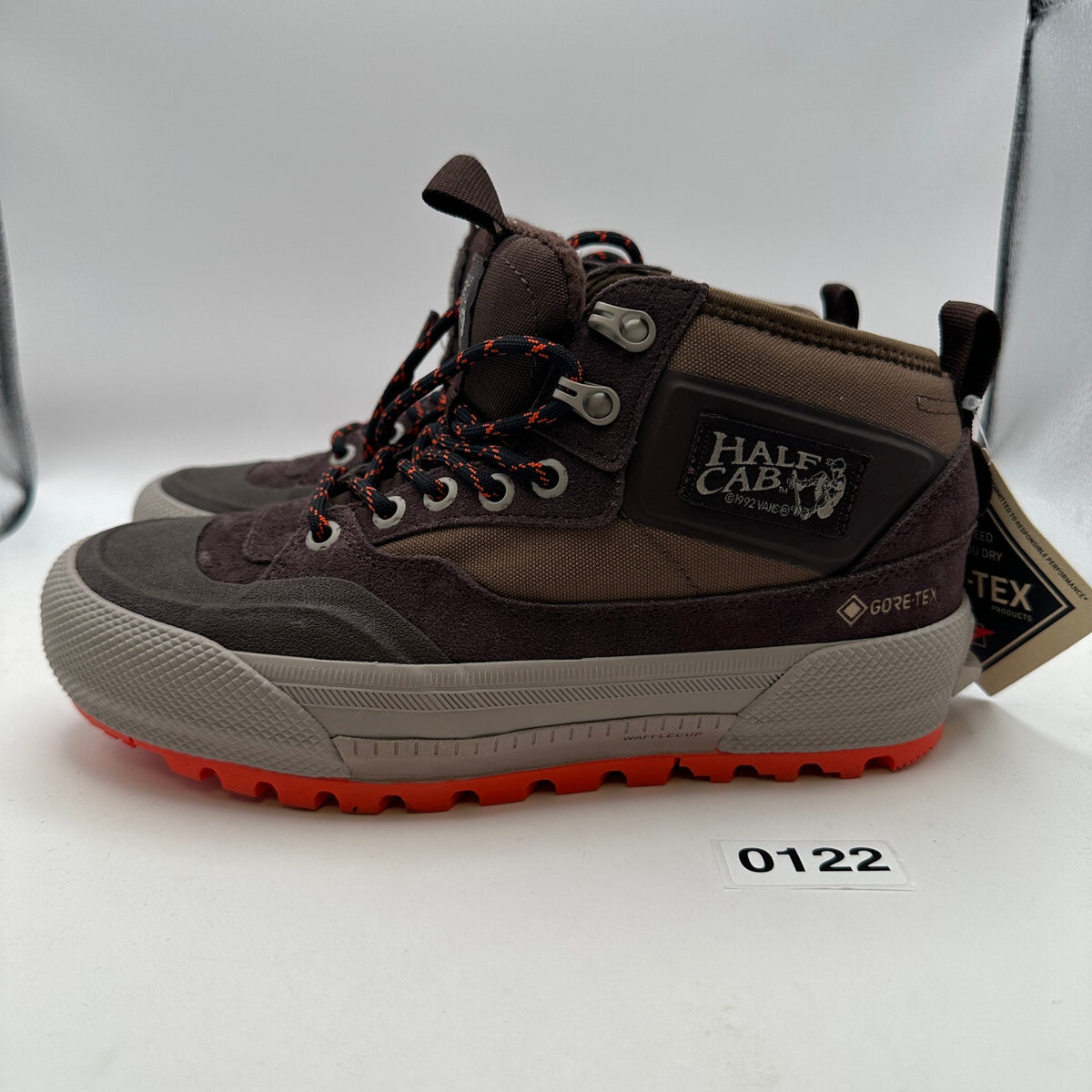 VANS Half Cab GORE-TEX Mens Size 6 MTE Shoes Brown Gray All-Trac Ultra Cush WP