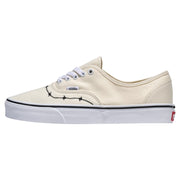 VANS MEN'S 7.5 AUTHENTIC BARBED WHITE LOW TOP CANVAS SNEAKER NIB