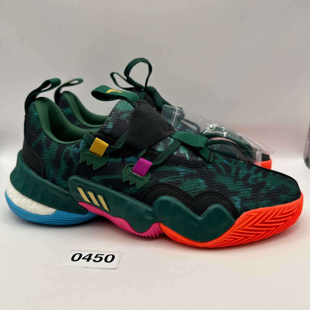 ADIDAS x TRAE YOUNG 1 96 Olympics IG3097 Basketball Shoes Green Orange Blue