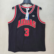 ADIDAS MEN'S LARGE ORIGINALS TREFOIL BLACK TANK SIDELINE JERSAEY KG2847 THICK